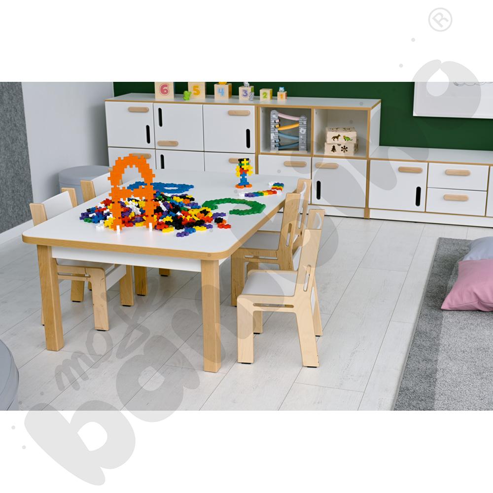 Białe krzesło NEA rozm. 2