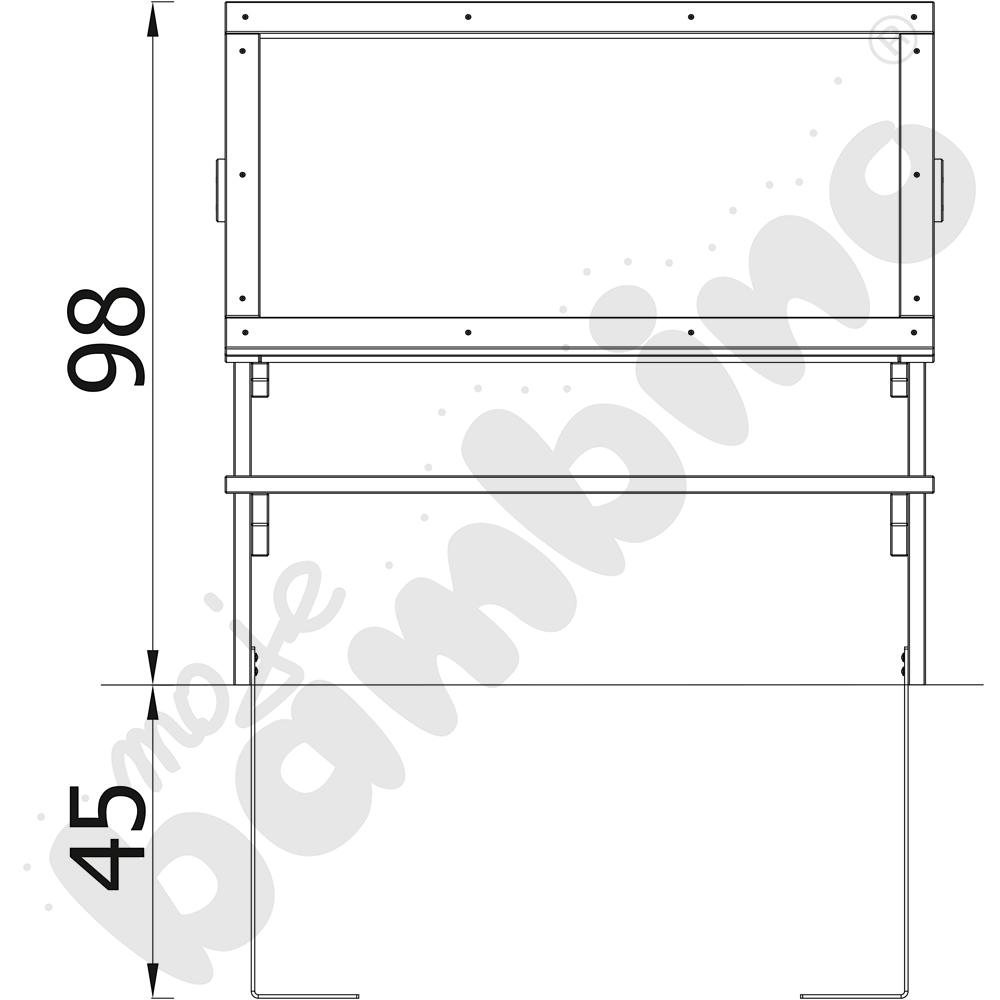 Tablica do rysowania z siedziskiem Terra z kotwami