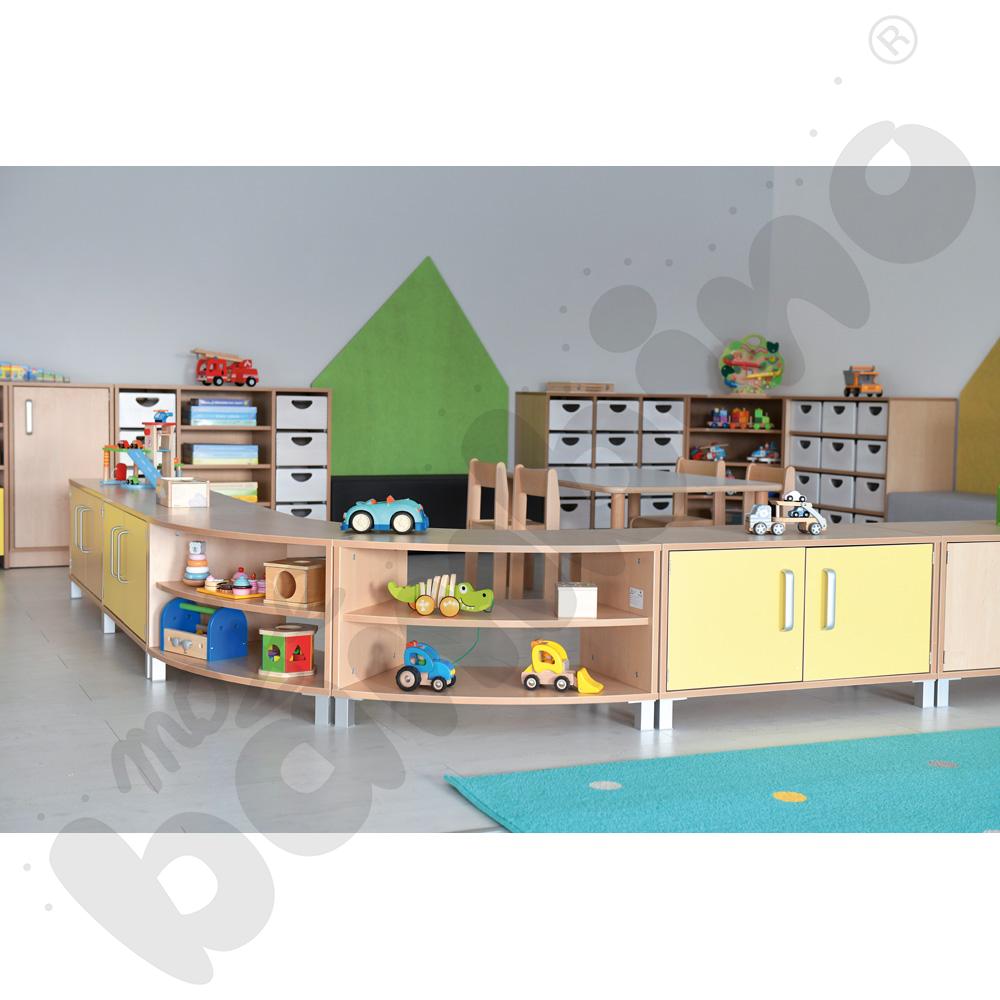 Szafka Flexi M 1/8 koła na nóżkach Szafka Flexi M 1/8 koła na nóżkach