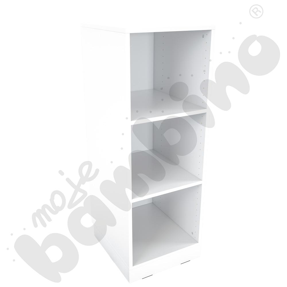 Słupek Grande L z półkami głęboki - biały Słupek Grande L z półkami głęboki - biały