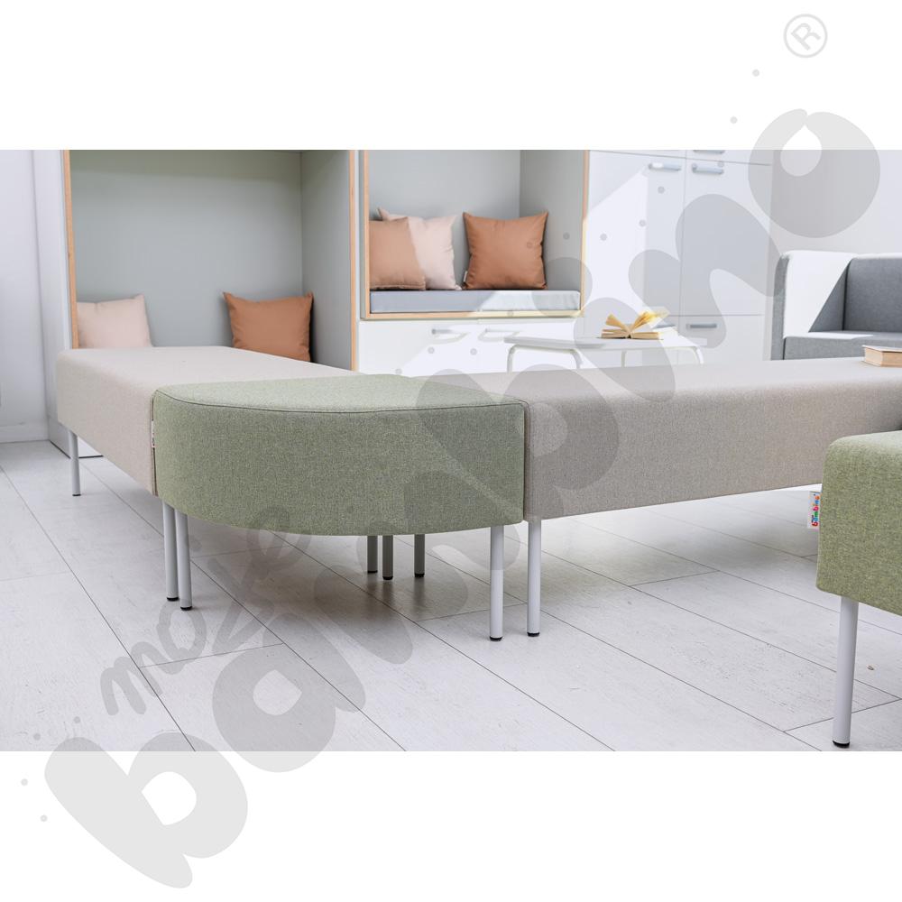 Narożnik Versa 50x50 cm z plastikowymi stopkami, stelaż jasnoszary, tkanina RO27 Narożnik Versa 50x50 cm z plastikowymi stopkami, stelaż jasnoszary, tkanina RO27