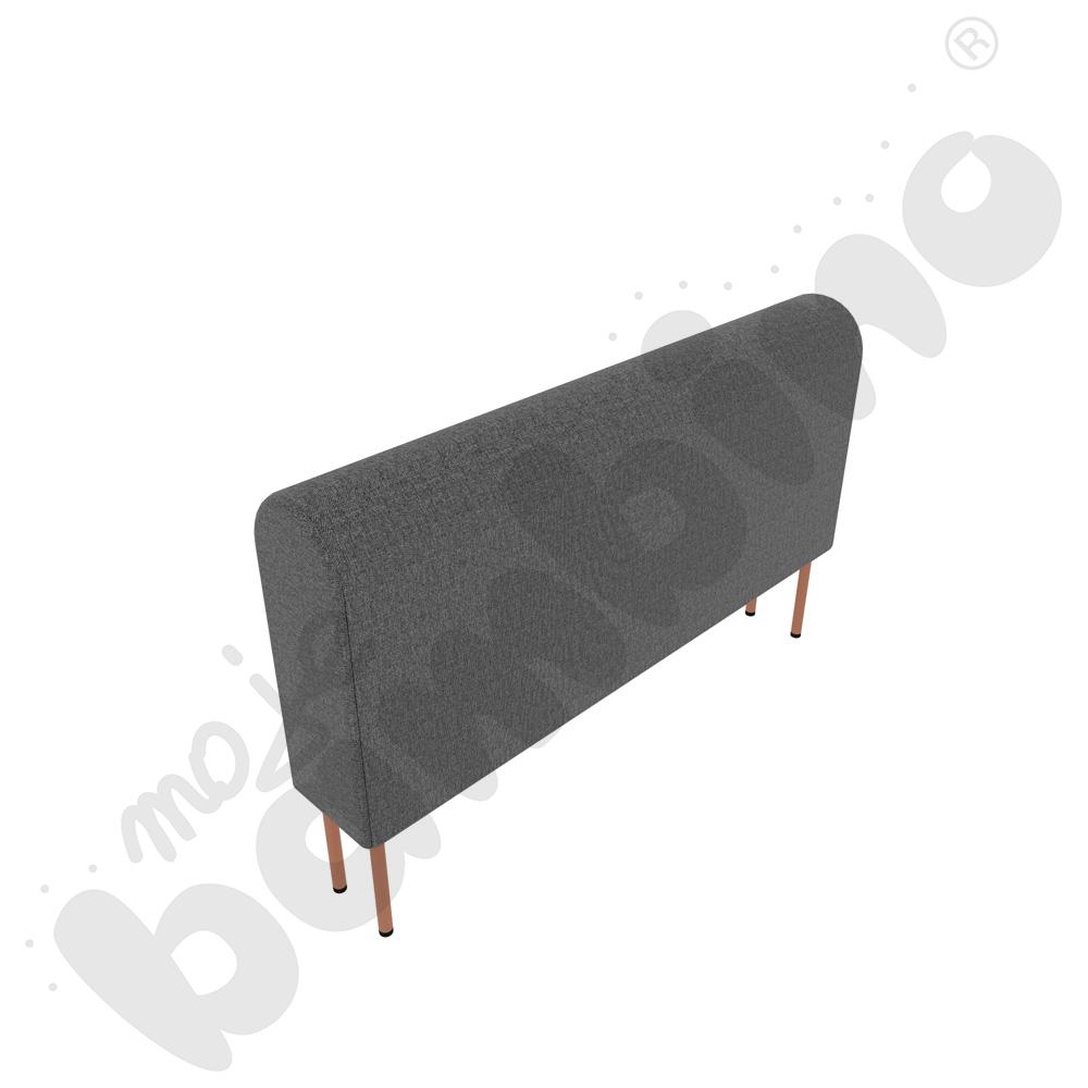 Moduł Versa 120x20x74 cm z plastikowymi stopkami, stelaż łososiowy, tkanina RO39