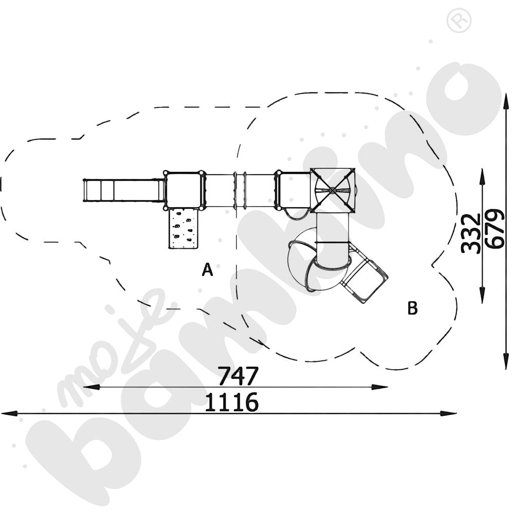 Orbis - zestaw 11367, metalowe słupy