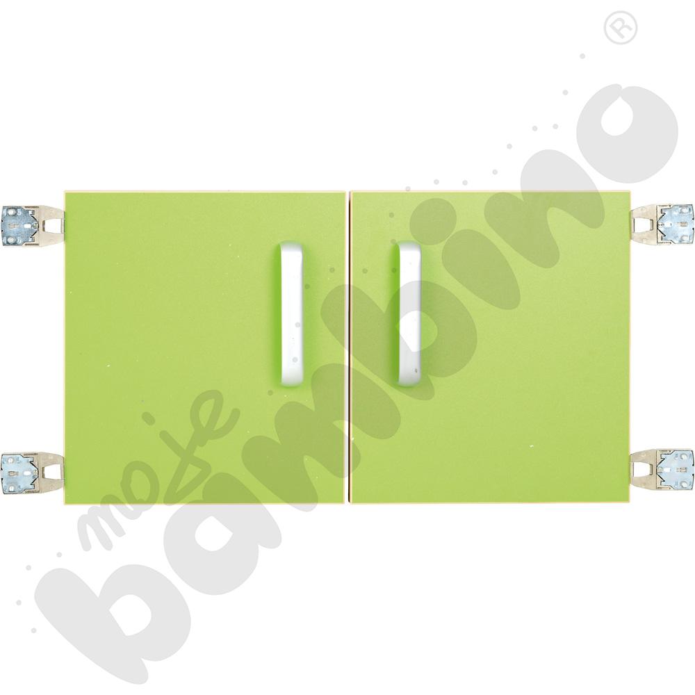 Drzwiczki do szafki z półkami M - zielone