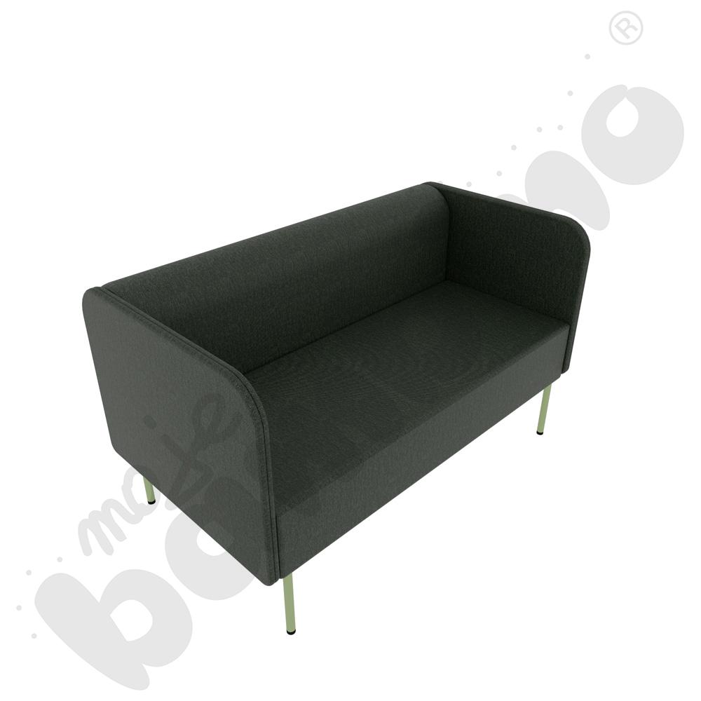 Sofa Versa 2-os. z filcowymi stopkami, stelaż oliwkowy, tkanina RO33 Sofa Versa 2-os. z filcowymi stopkami, stelaż oliwkowy, tkanina RO33