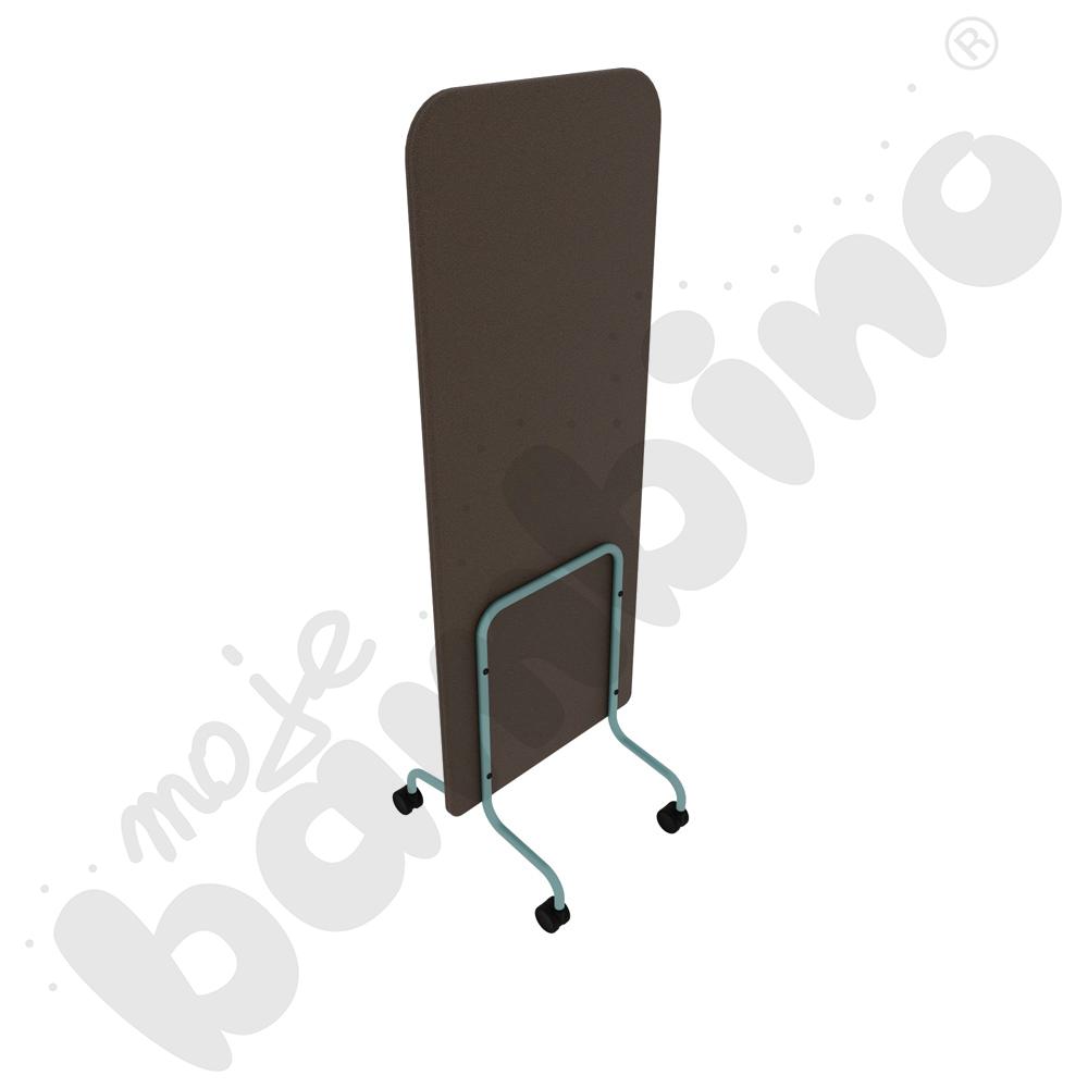 Parawan Versa 60x170 cm z kółkami na twardą powierzchnię, stelaż turkusowy, tkanina BD07 Parawan Versa 60x170 cm z kółkami na twardą powierzchnię, stelaż turkusowy, tkanina BD07