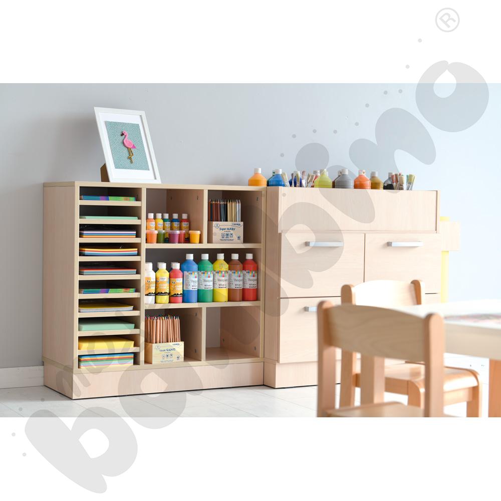 Szafka-organizer Grande - klon jasny  Szafka-organizer Grande - klon jasny