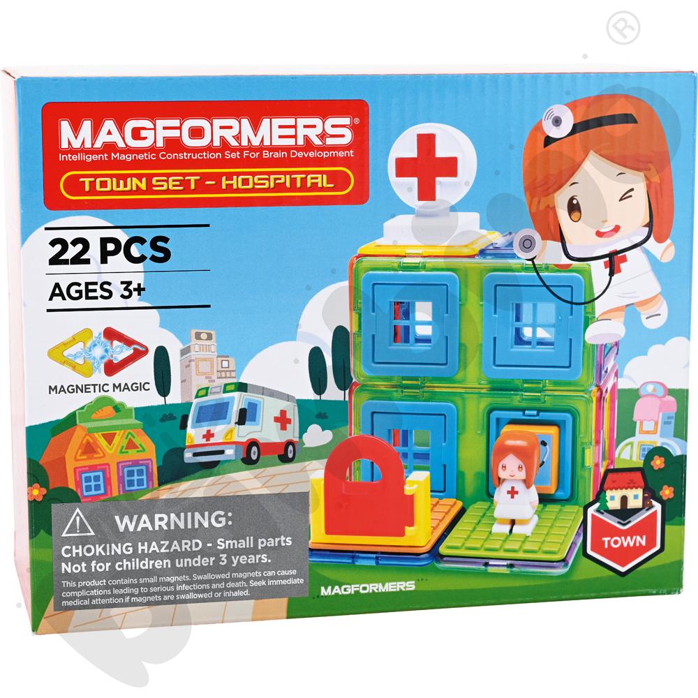 Magformers Town Set - szpital
