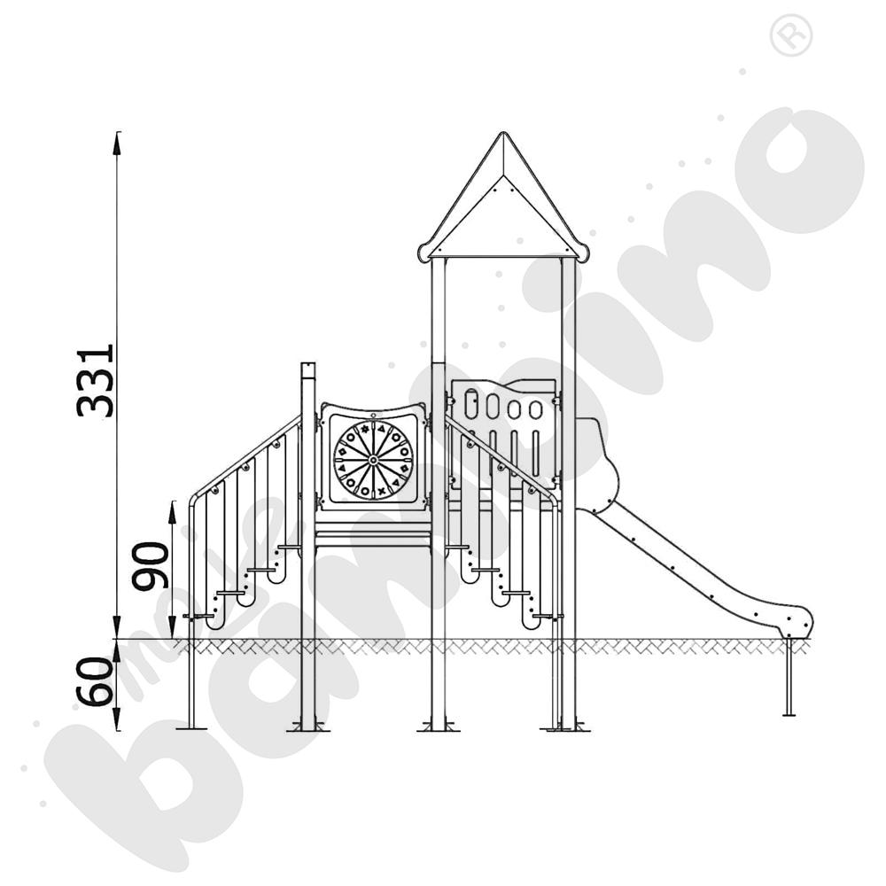 Quadro 1255, metal