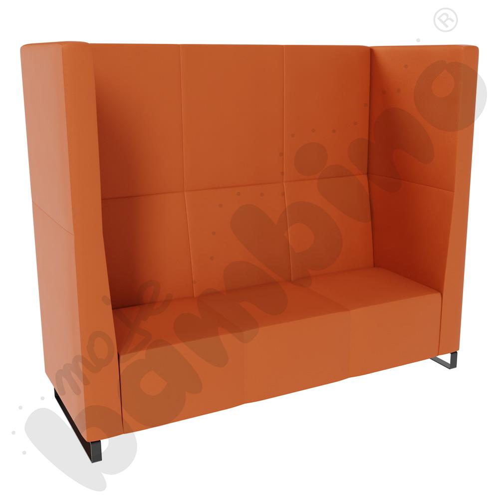 Sofa Universum 3-os. wys. 163 cm, 2 boki wysokie, tkanina MT07