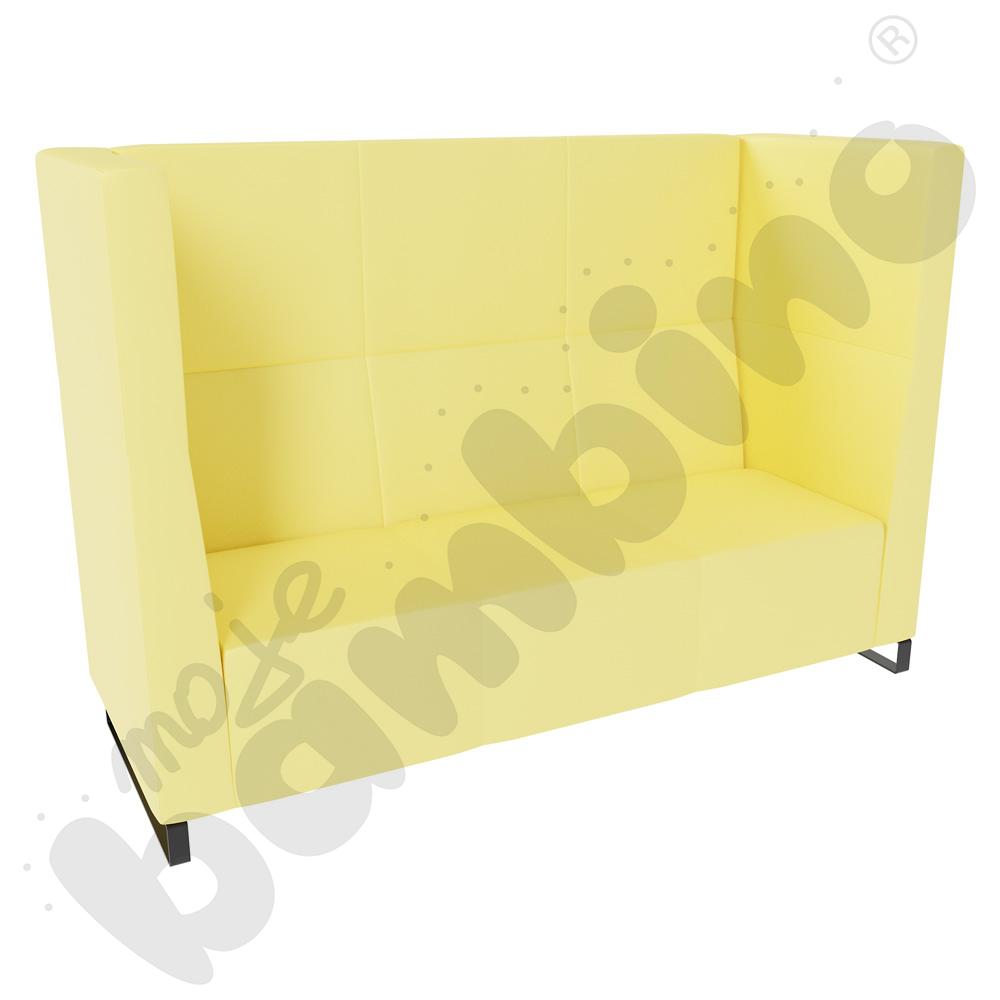 Sofa Universum 3-os. wys. 133 cm, 2 boki średnie, tkanina MT10