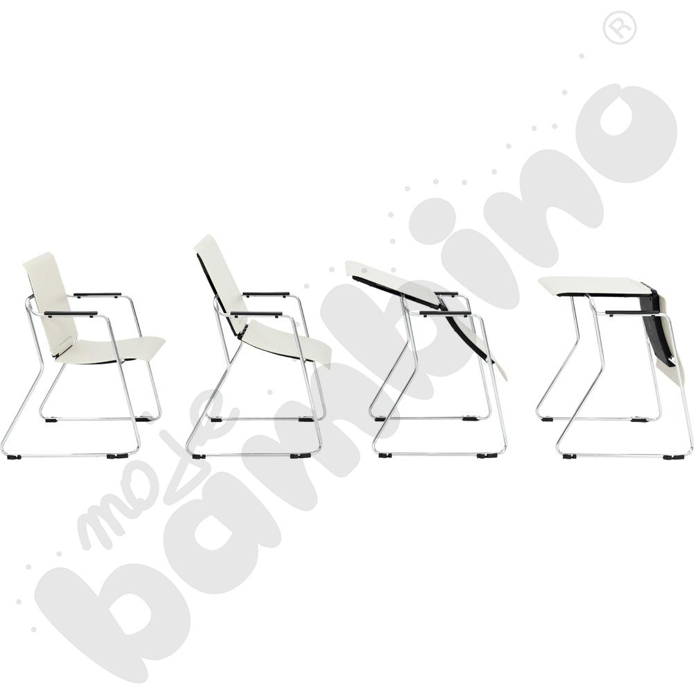 Krzesło-stolik Rotto 2w1 - beżowy