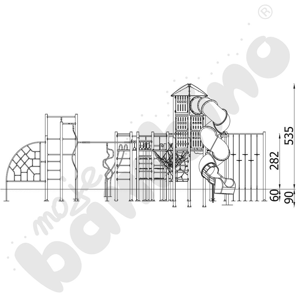 Wysoka multiwspinaczka 1332MP