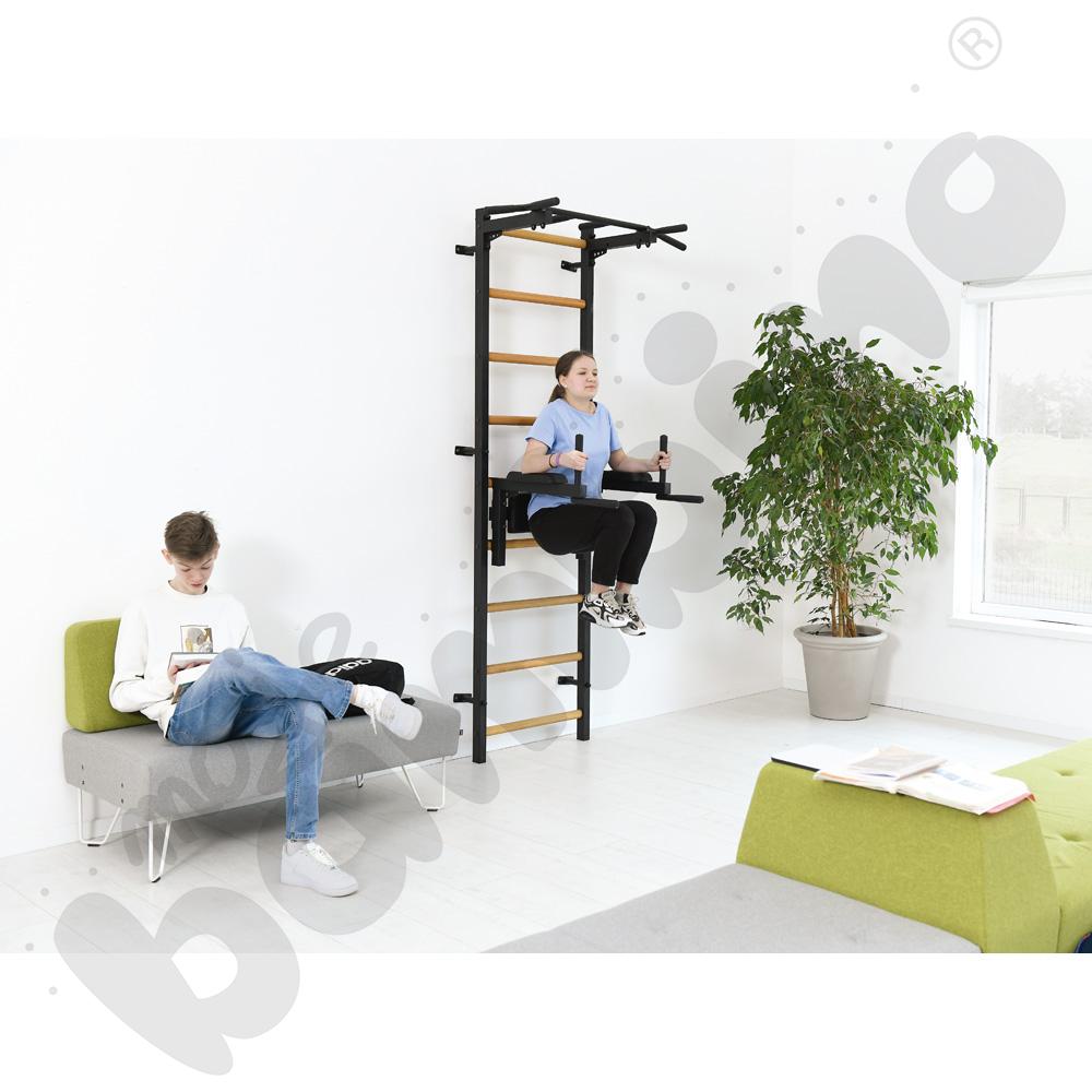 Moduł U_FLOE 2-osobowy z 1 oparciem - szaro-zielony Moduł U_FLOE 2-osobowy z 1 oparciem - szaro-zielony