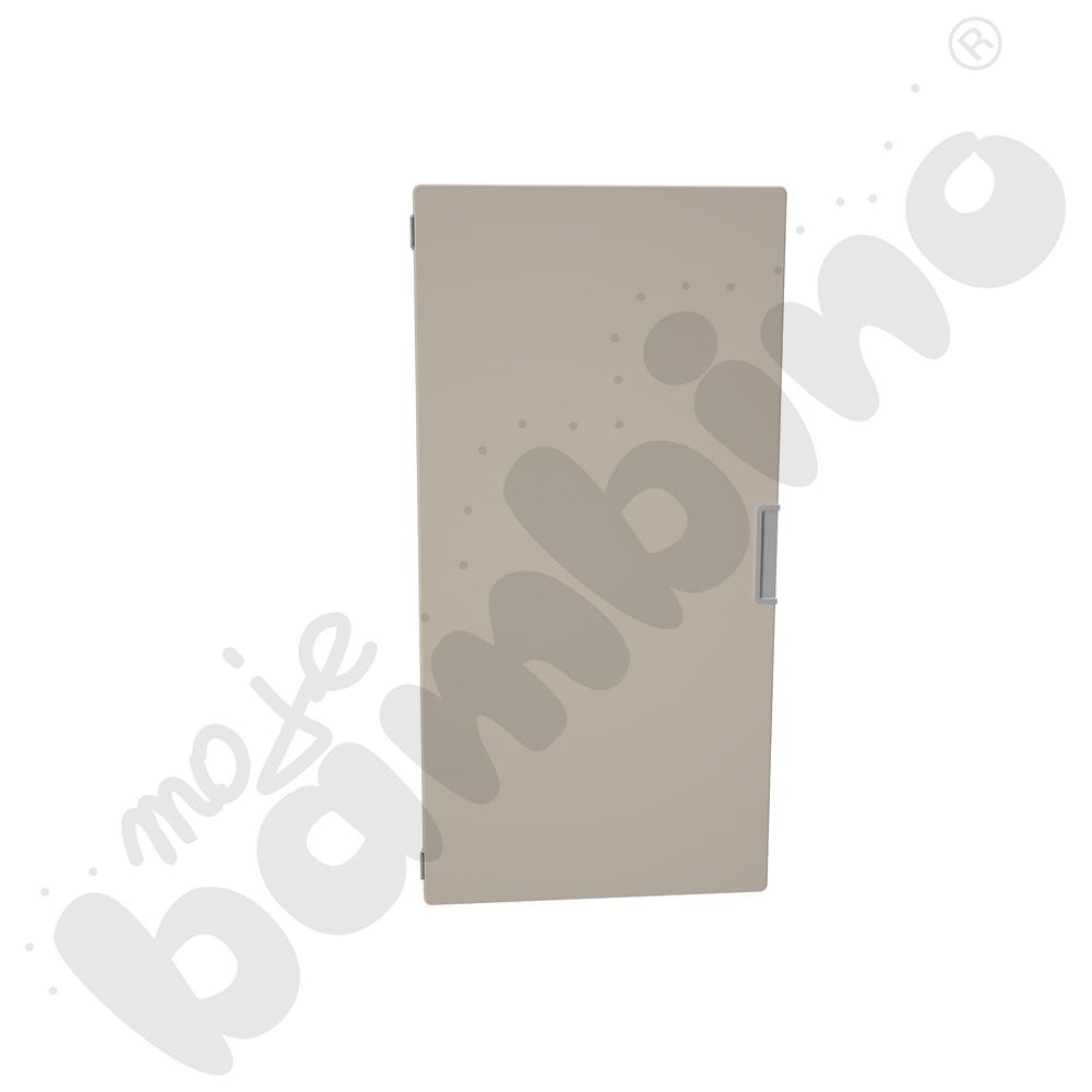 Quadro - drzwiczki średnie 90, cichy domyk - jasnobrązowe