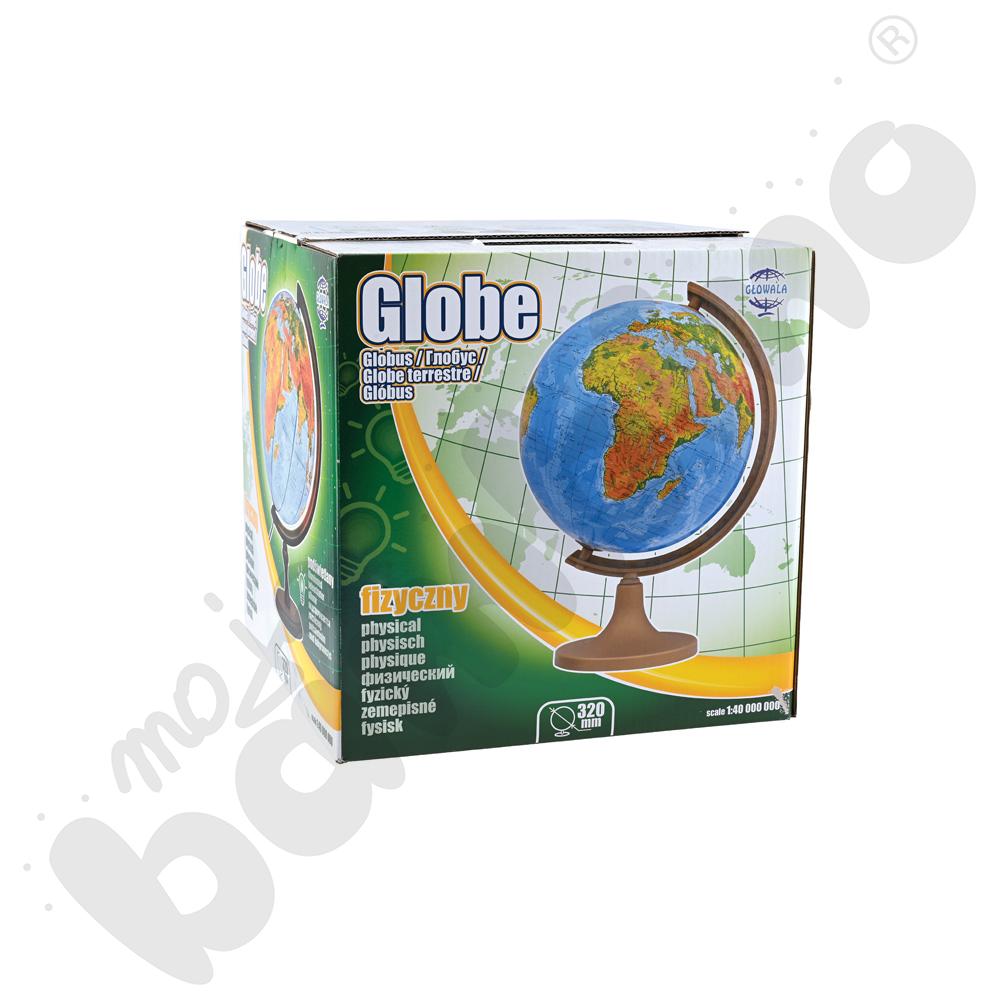 Globus fizyczny podświetlany Globus fizyczny podświetlany