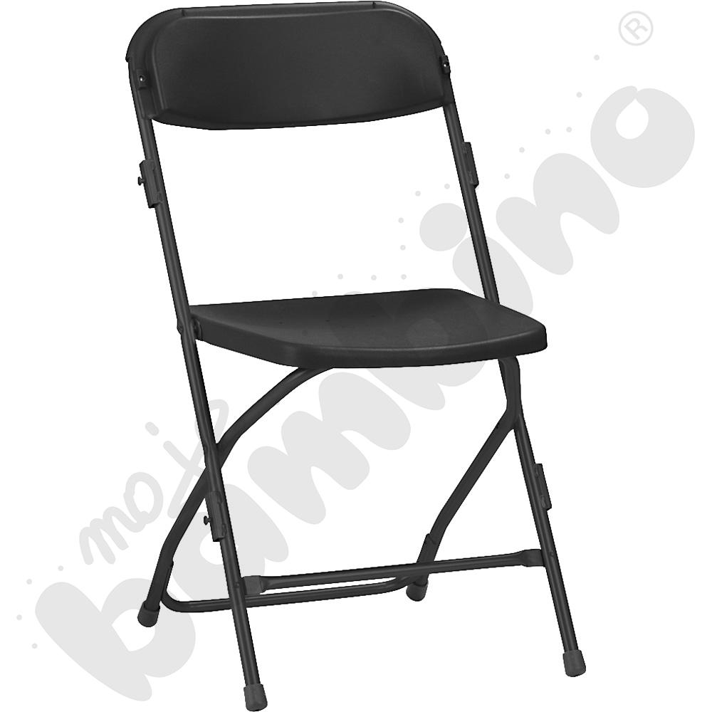 Krzesło Polyfold czarne