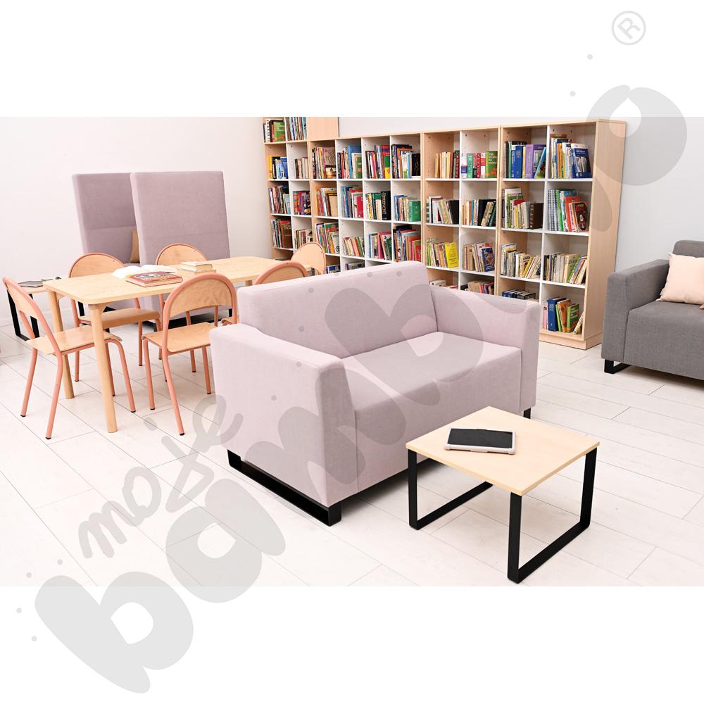 Sofa Universum 2-os. wys. 82 cm, 2 boki niskie, tkanina KG21