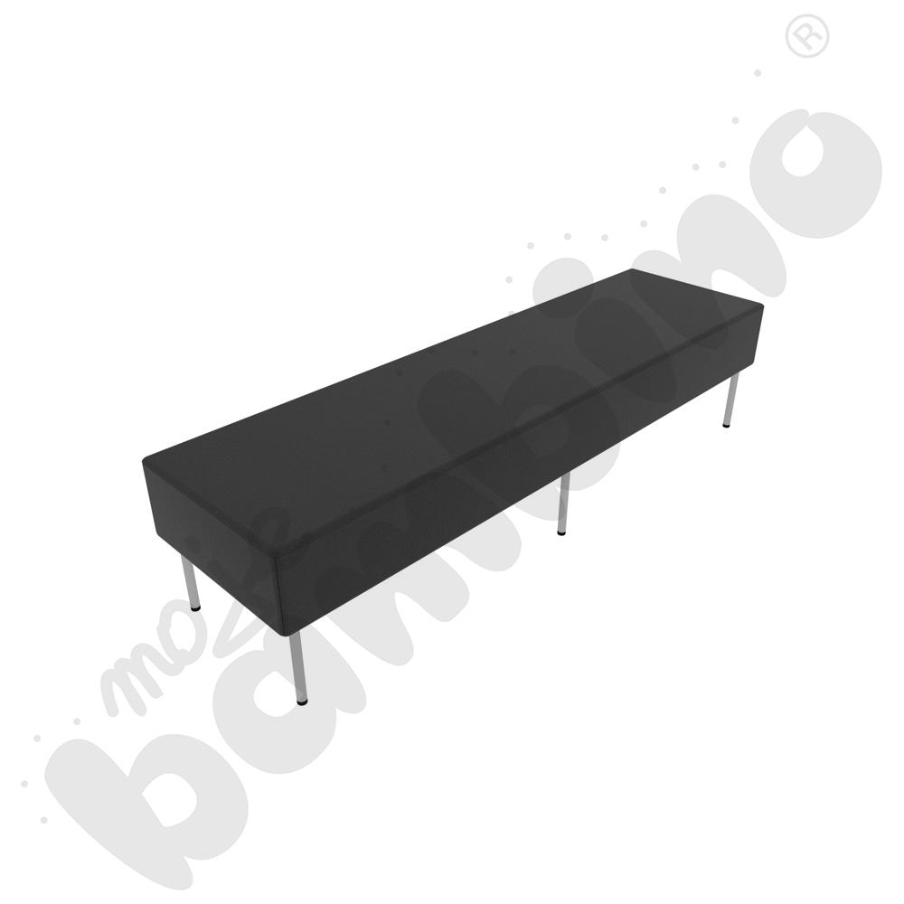 Pufa Versa 180x50 cm z filcowymi stopkami, stelaż jasnoszary, tkanina BD14 Pufa Versa 180x50 cm z filcowymi stopkami, stelaż jasnoszary, tkanina BD14