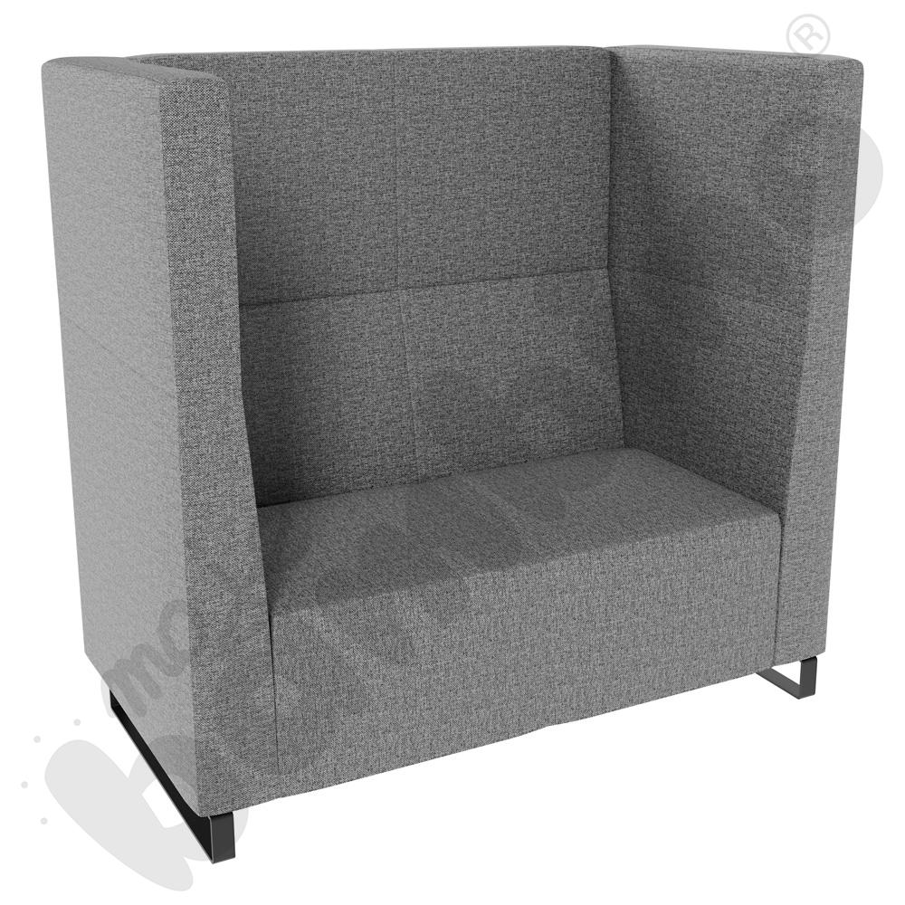 Sofa Universum 2-os. wys. 133 cm, 2 boki średnie, tkanina RO39