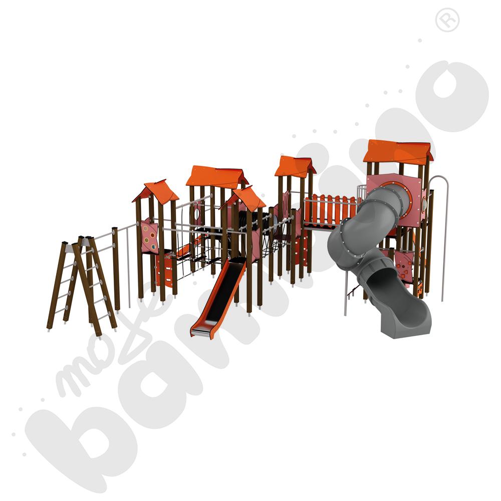 Zestaw Urbi 15, słupy drewniane A