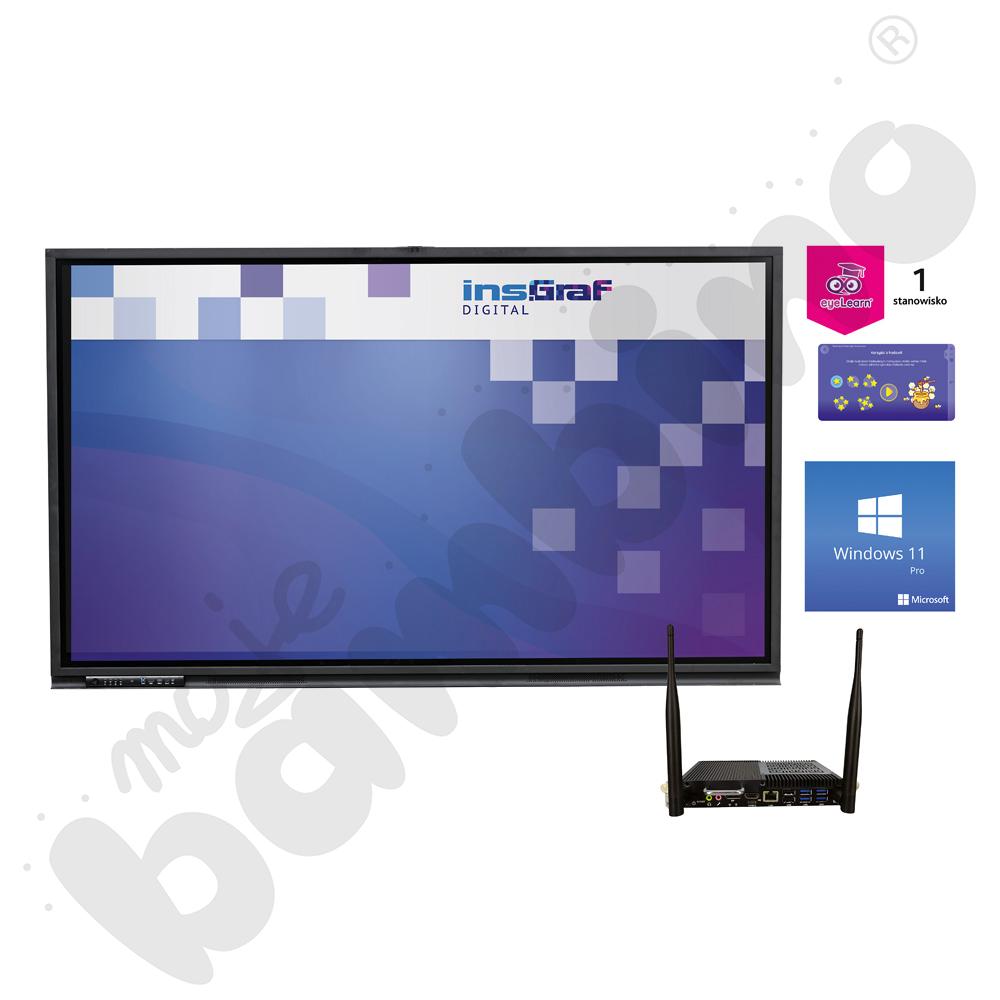 eyeLearn - zestaw z monitorem insGraf DIGITAL FUTURE 65