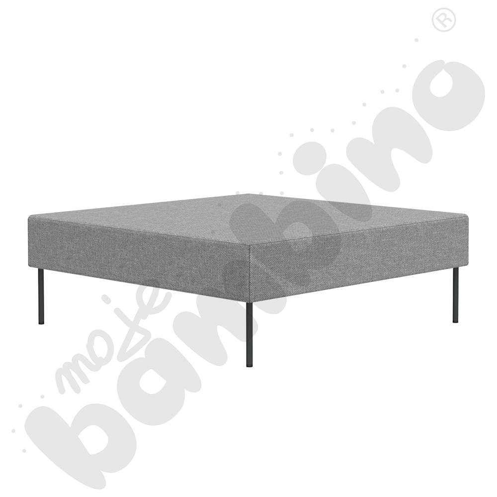 Pufa Versa 120 x 120 cm z filcowymi stopkami, stelaż antracyt, tkanina RO39