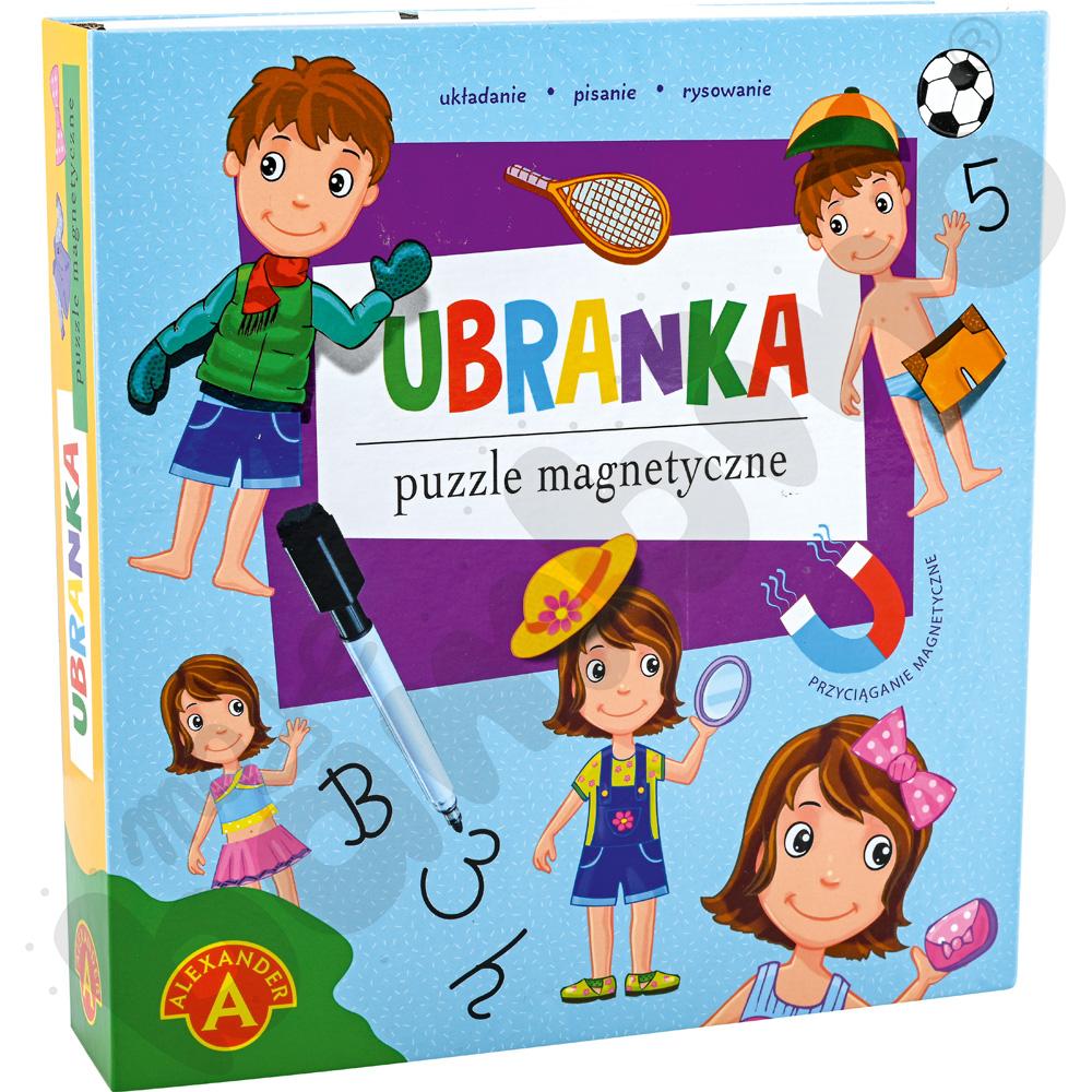 Puzzle magnetyczne - ubranka