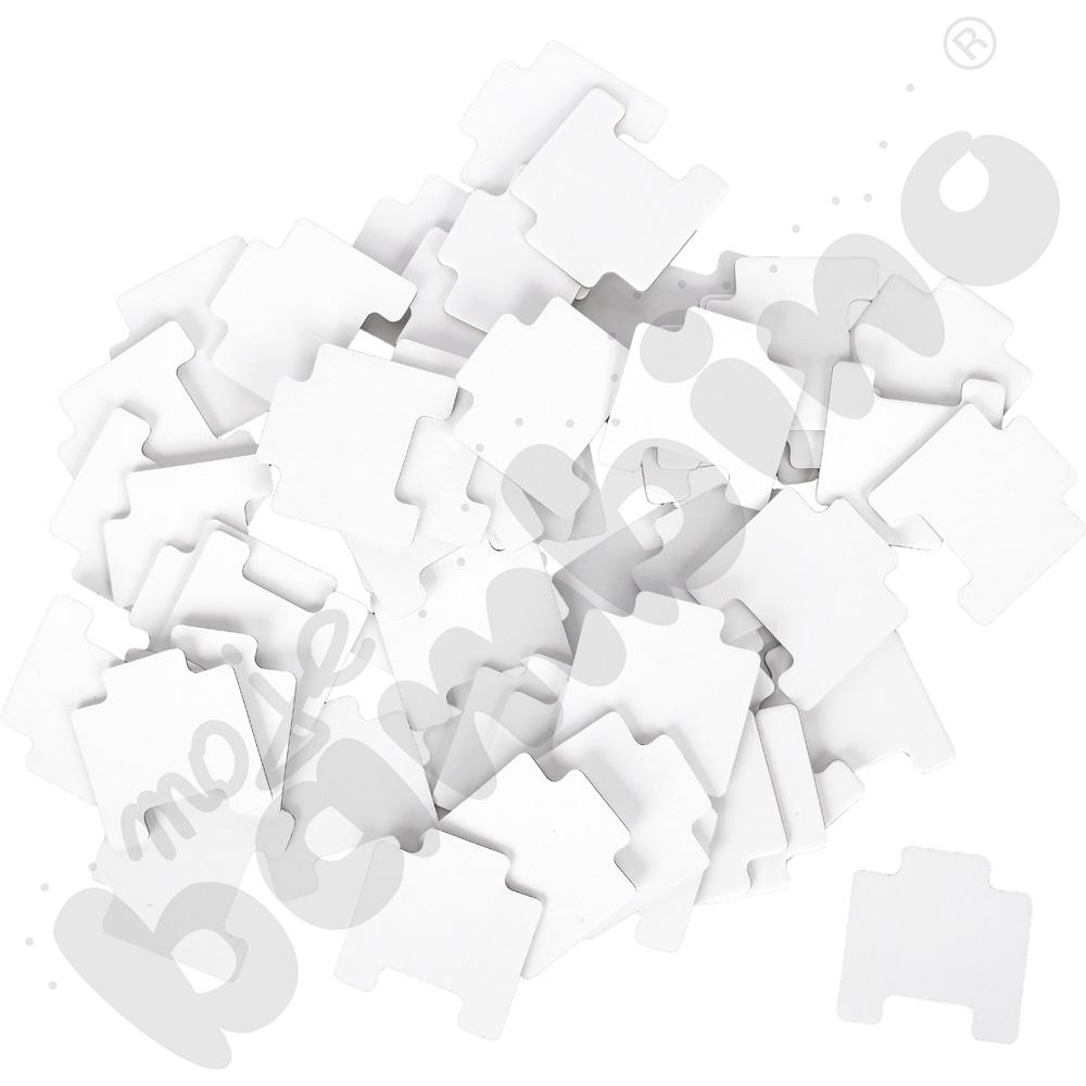 Białe puzzle kreatywne, 52 elem.