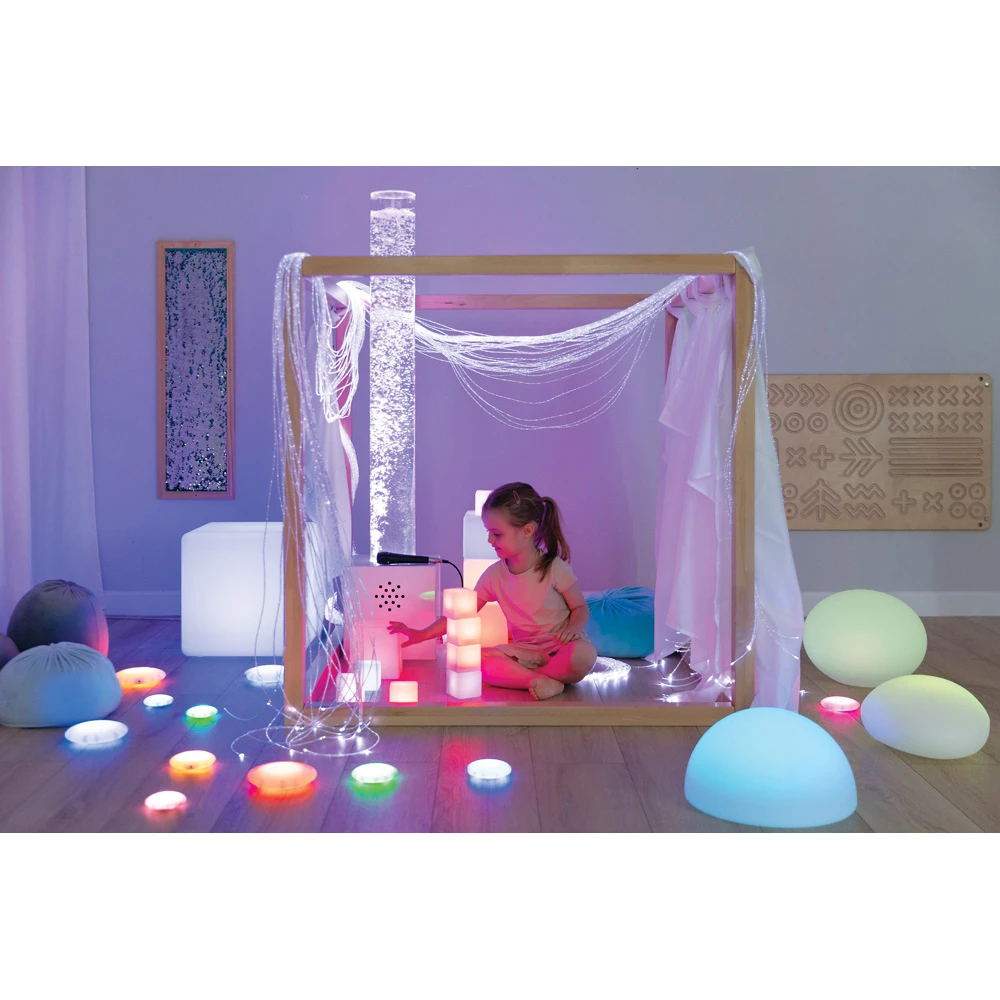 Zdjęcie świecących klocków