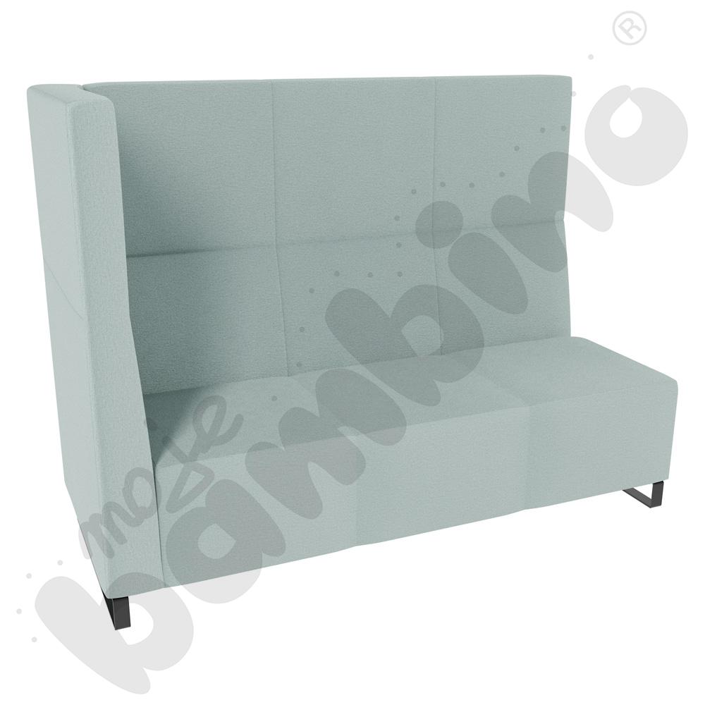 Sofa Universum 3-os. wys. 133 cm, bok średni lewy, tkanina KG02