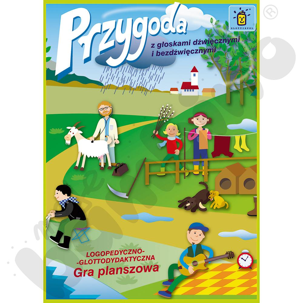 Logopedyczna gra planszowa - Przygoda z głoskami dźwięcznymi i bezdźwięcznymi