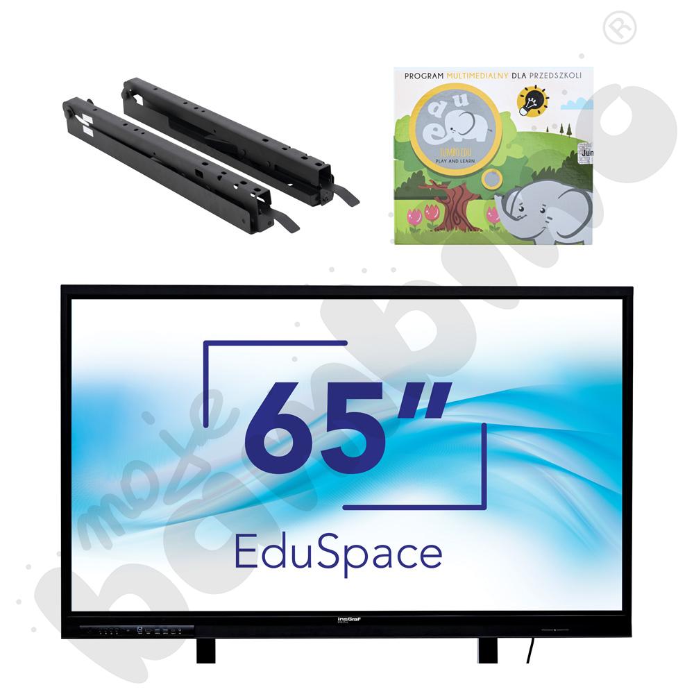 Monitor interaktywny insGraf DIGITAL EduSpace 65 + JumboEdu