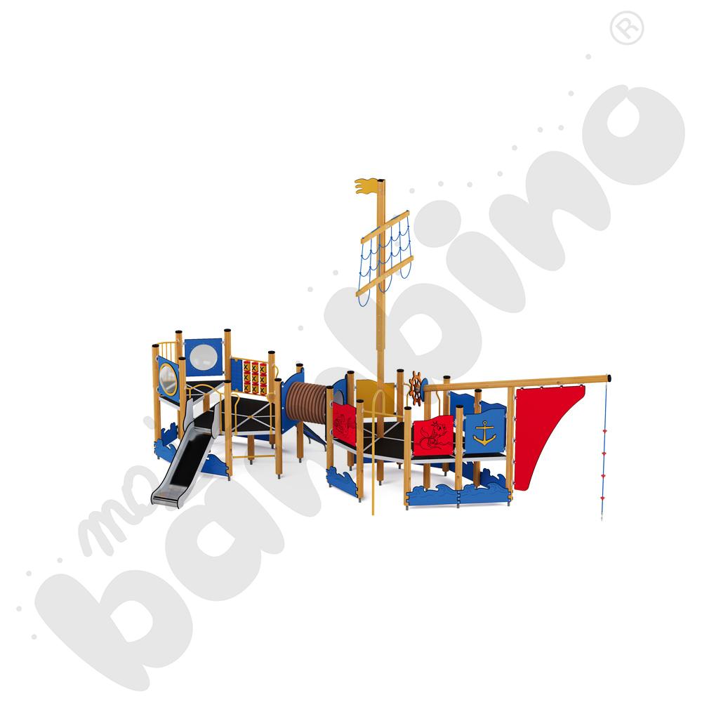 Statek Diasa, drewniane słupy