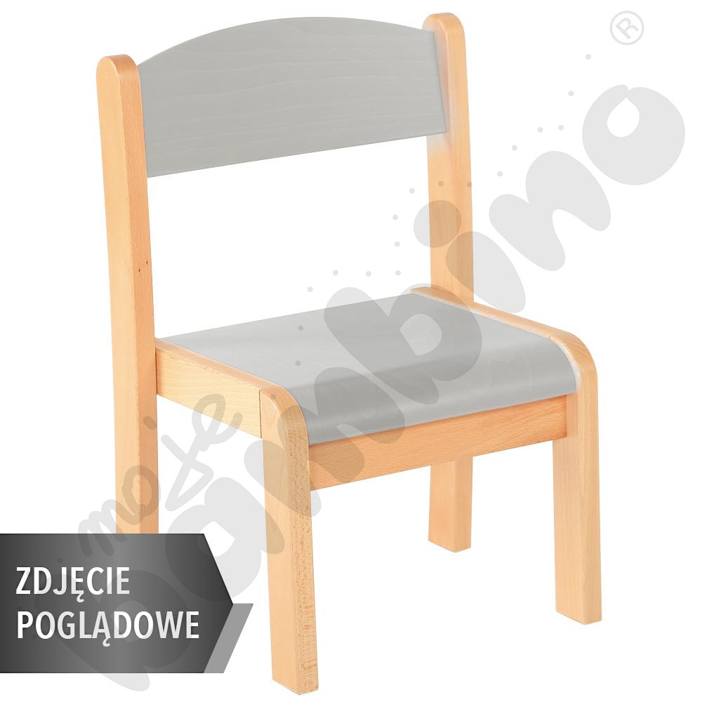 Krzesło Filipek PASTEL szare, rozm. 2