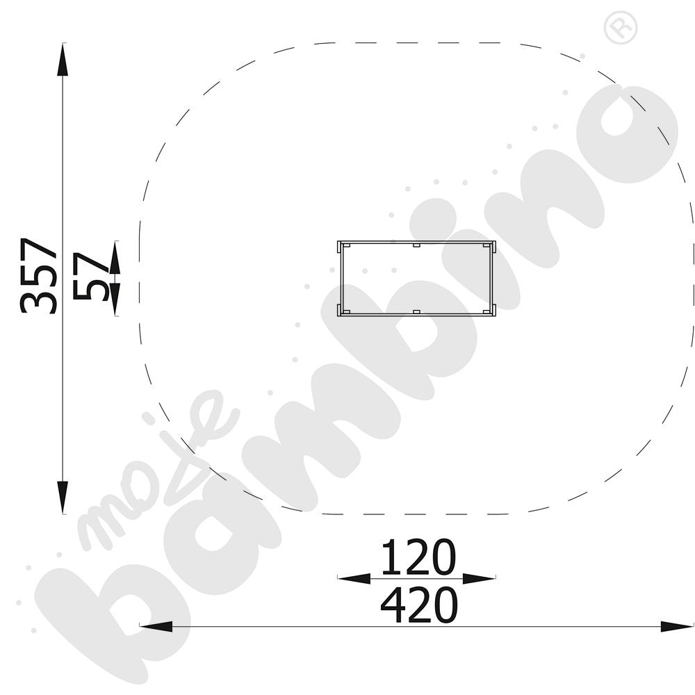 Warzywnik Terra, duży z kotwami