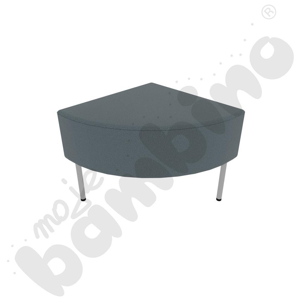 Narożnik Versa 50x50 cm z plastikowymi stopkami, stelaż jasnoszary, tkanina BD13