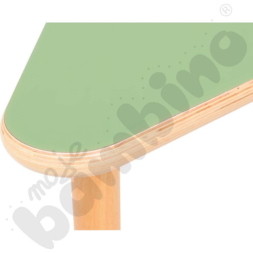Stół Flexi trójkątny - zielony