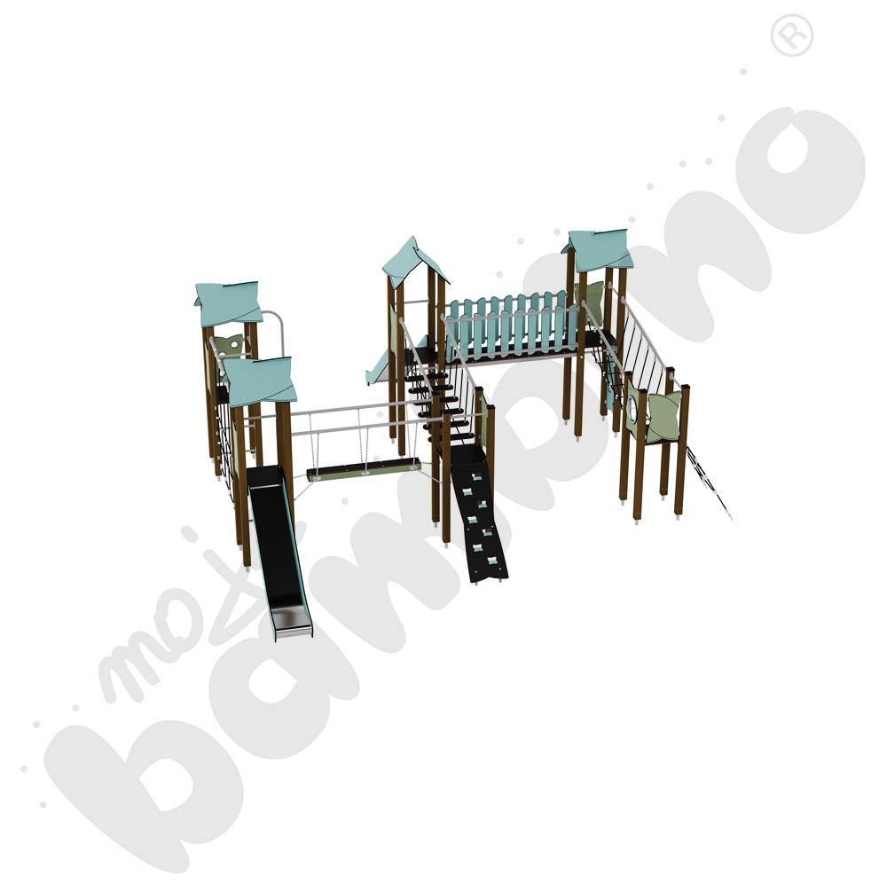 Zestaw Urbi 11, słupy drewniane C