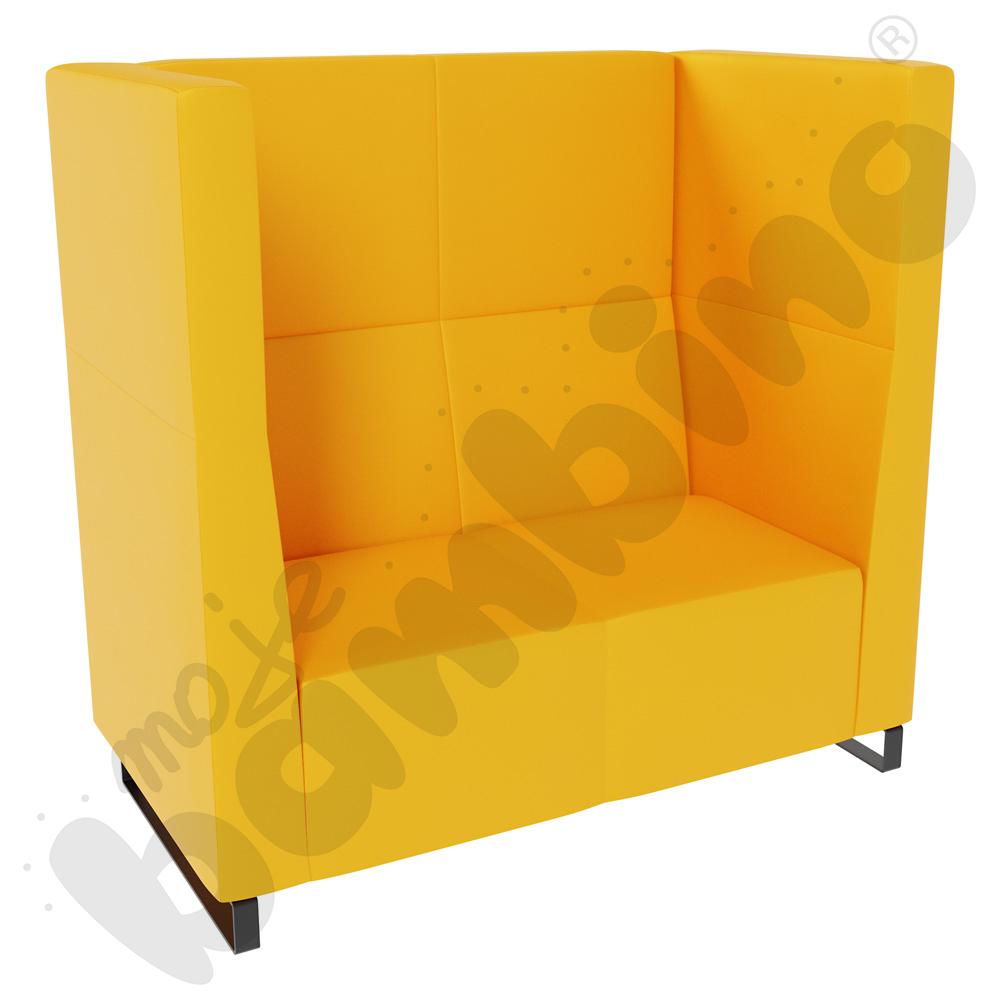 Sofa Universum 2-os. wys. 133 cm, 2 boki średnie, tkanina MT09
