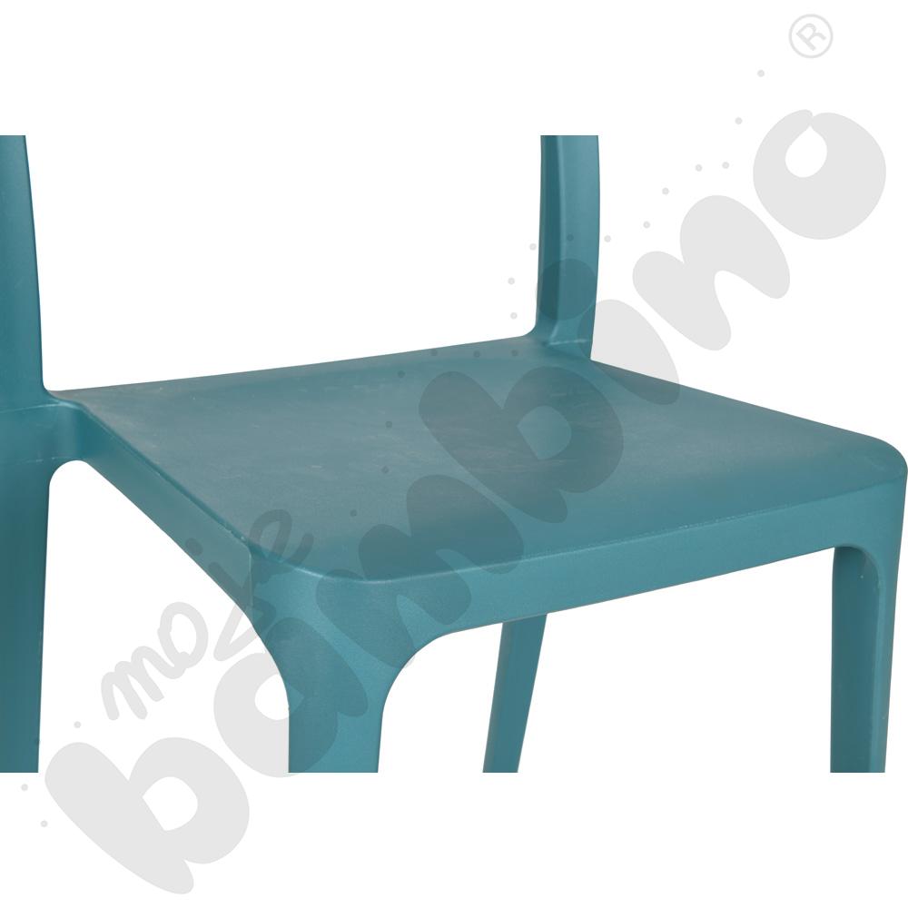 Krzesło Leon turkusowe