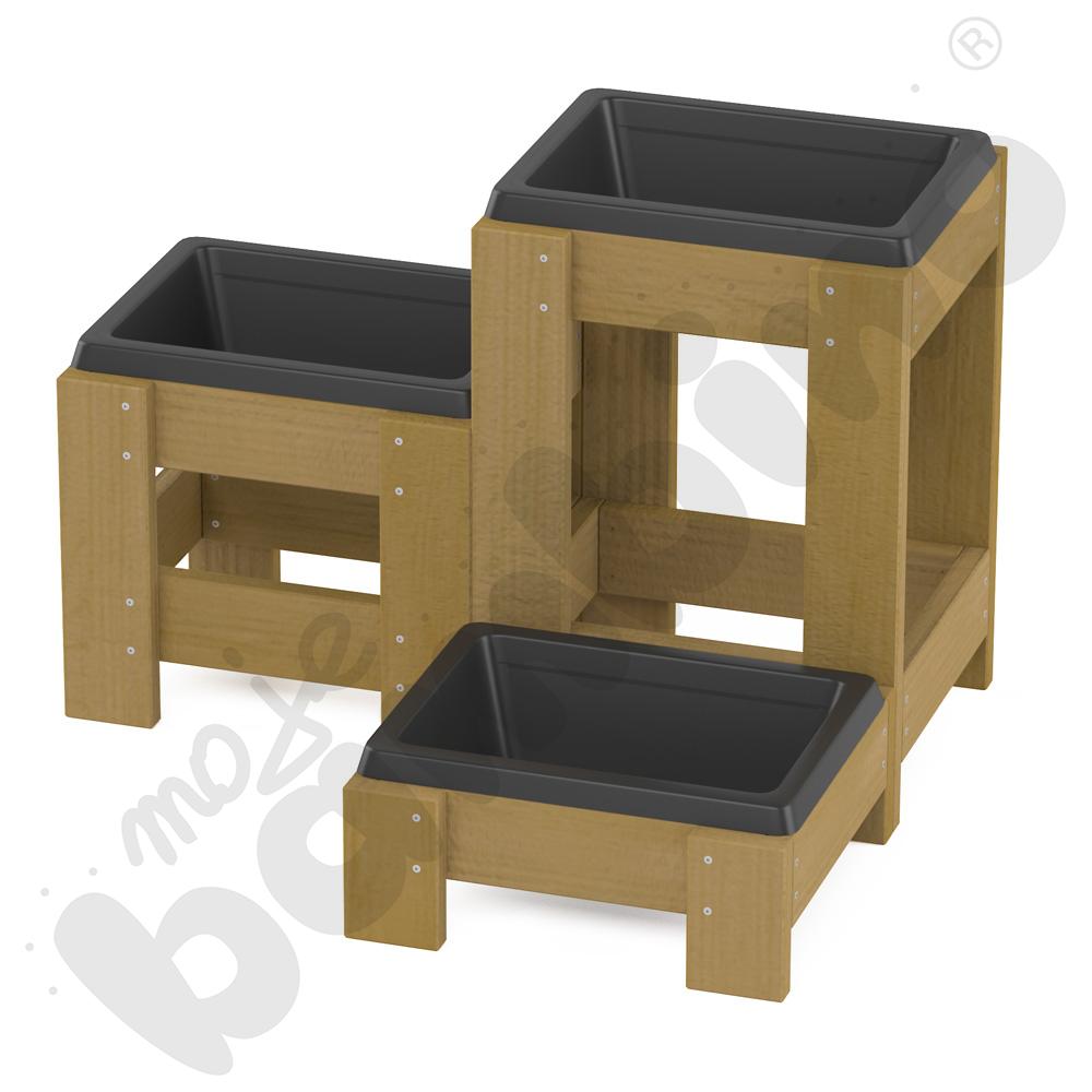 Donica Terra z pojemnikiem, niska Donica Terra z pojemnikiem, niska