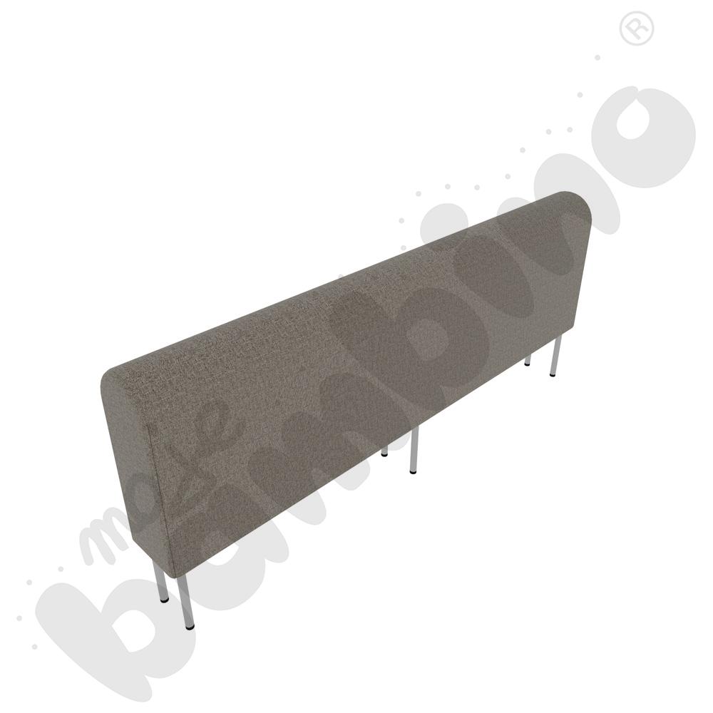 Moduł Versa 180x20x74 cm z plastikowymi stopkami, stelaż jasnoszary, tkanina RO37