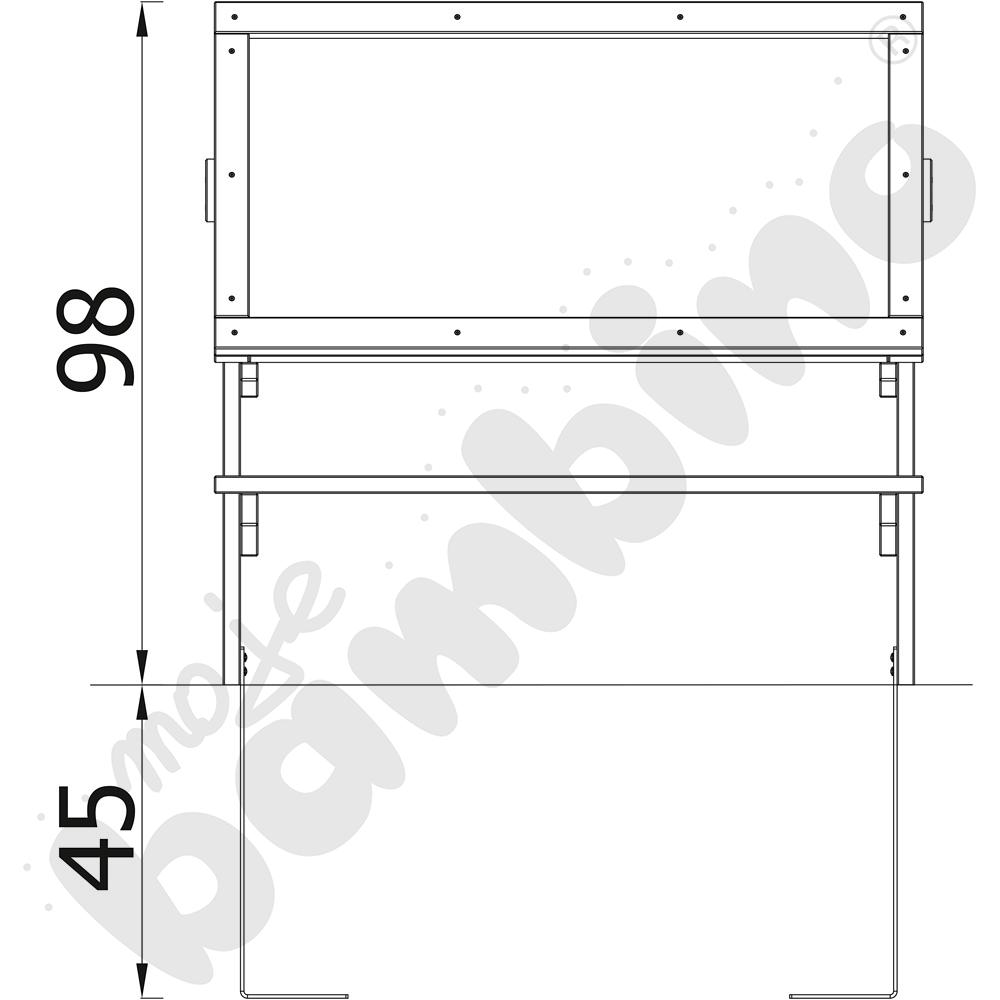 Tablica do rysowania z siedziskiem Terra z kotwami