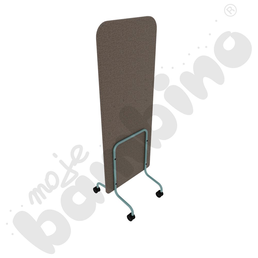 Parawan Versa 60x170 cm z kółkami na twardą powierzchnię, stelaż turkusowy, tkanina RO36 Parawan Versa 60x170 cm z kółkami na twardą powierzchnię, stelaż turkusowy, tkanina RO36
