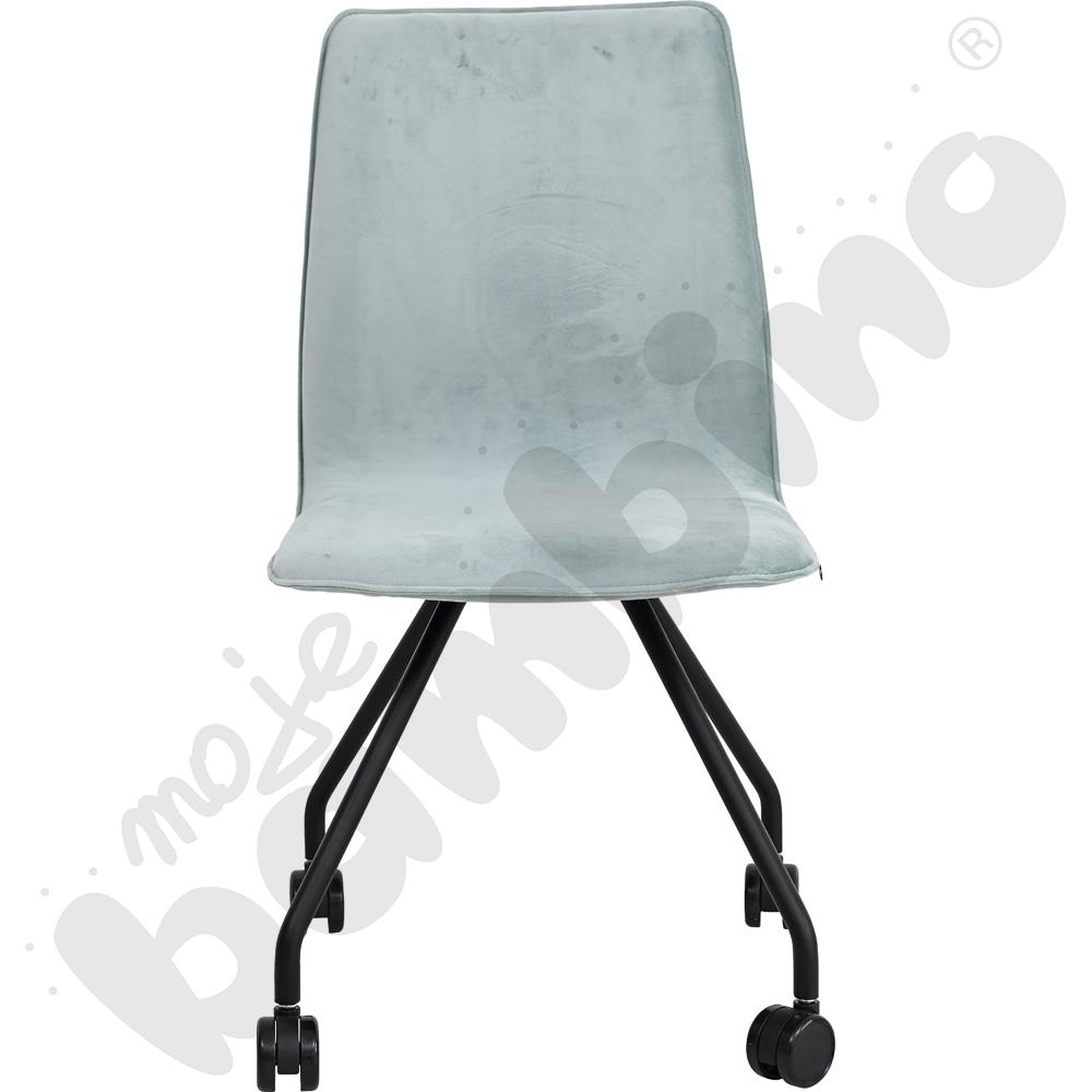 Krzesło Primo na kółkach - turkusowe