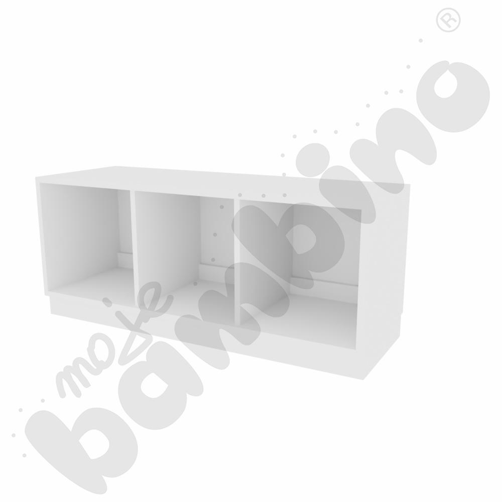 Quadro - szafka S na 6 szuflad na cokole, biała