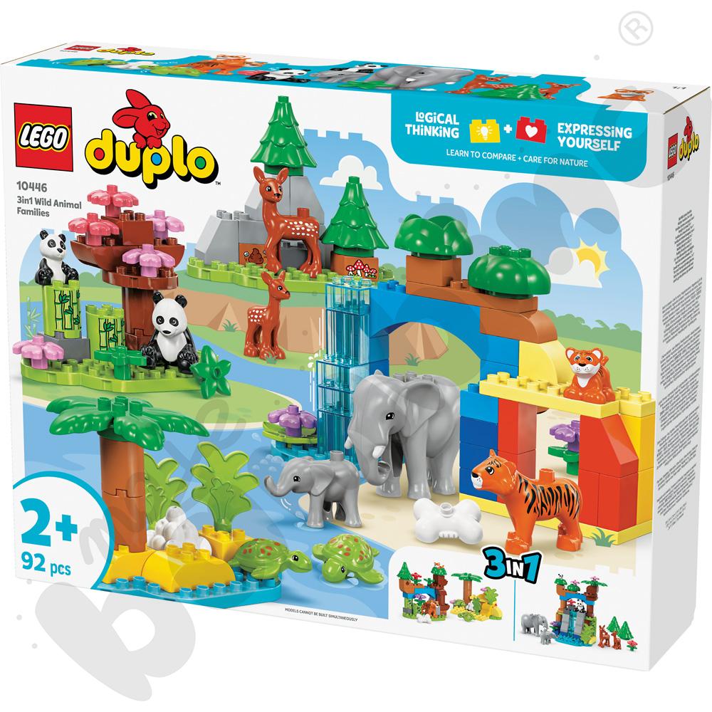 LEGO® Duplo Rodziny dzikich zwierząt 3 w 1