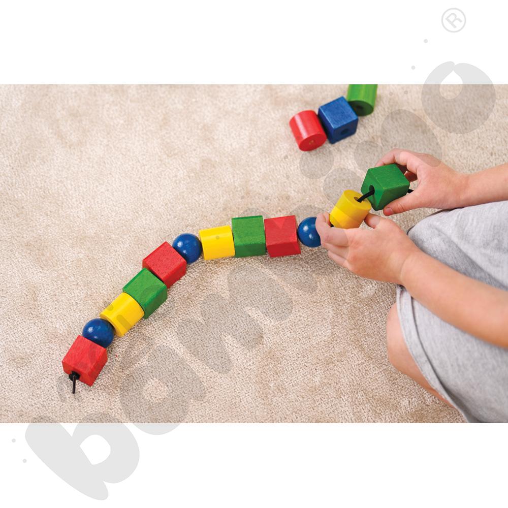 Duże drewniane korale Duże drewniane korale