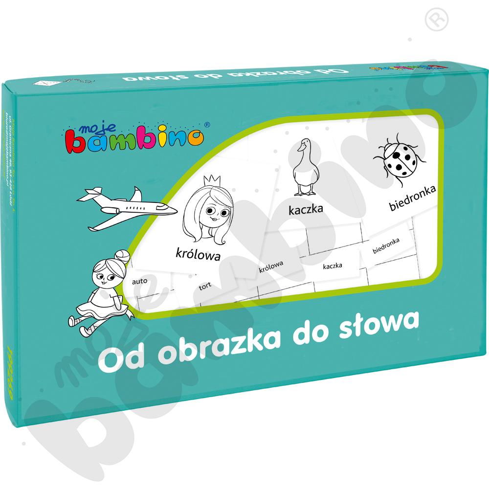 Od obrazka do słowa - zestaw edukacyjny do ćwiczeń z edukacji językowej i nauki czytania przez zabawę